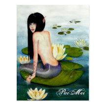 PaiMei la sirena Tarjetas Postales
