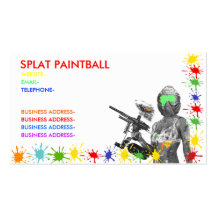 Paintball Tarjeta De Visita