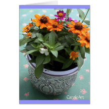 "País Coneflowers " Felicitacion