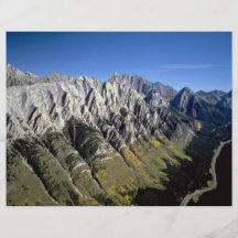 País de Kananaski, Moutains rocoso, Alberta, Canad Tarjetas Informativas