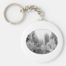 País de las maravillas del invierno llaveros personalizados