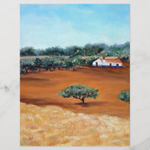 Paisagem Alentejana Tarjeta Publicitaria