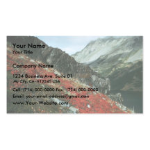 Paisaje de Kenai Plantilla De Tarjeta De Negocio