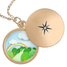 Paisaje de la fantasía, collar