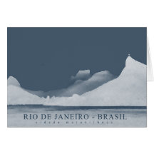 paisaje de Río de Janeiro Felicitación