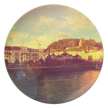 Paisaje de Salzburg Platos Para Fiestas