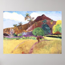 Paisaje de Tahitian Posters