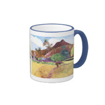 Paisaje de Tahitian Taza De Café