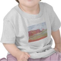 Paisaje del desierto, camiseta/camisa