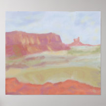 Paisaje del desierto, poster