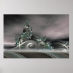 Paisaje del extranjero del fractal posters