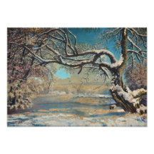 Paisaje del invierno arte fotografico
