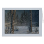 Paisaje del invierno tarjetas