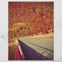 Paisaje del otoño de Gura Raului Flyer A Todo Color