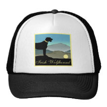 Paisaje del Wolfhound irlandés Gorro De Camionero