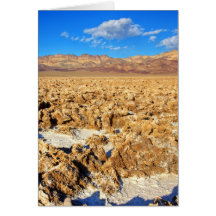 Paisaje duro en color tarjetón