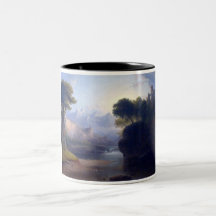 Paisaje imaginario de Thomas valiente Tazas De Café