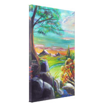 Paisaje Impresiones En Lienzo Estiradas