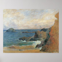 Paisaje marino - Gauguin 1886 Poster