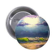 Paisaje marino iluminado por la luna pin