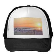 Paisaje marino Sun Oceanview de la salida del sol  Gorras