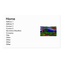 paisaje, nombre, dirección 1, dirección 2, contact tarjeta de visita