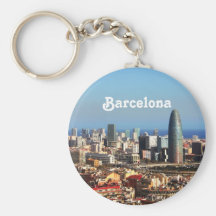 Paisaje urbano de Barcelona Llavero
