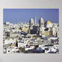 Paisaje urbano de Cádiz, España Posters