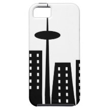 Paisaje urbano iPhone 5 Case-Mate protectores