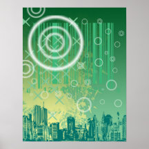 Paisaje urbano poster
