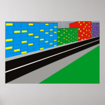 Paisaje urbano poster