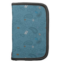 Paisley azul planificadores