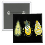 Paisley cae (el amarillo) pin