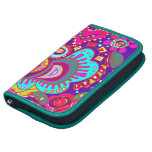 Paisley loca Deep Purple y turquesa Planificadores