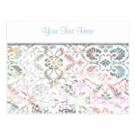 Paisley retra tarjetas postales