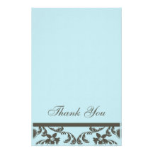 Paisley y florales le agradecen las tarjetas papeleria de diseño