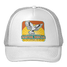 Pájaro animal del rescate gorros  