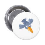 pájaro azul tonto lindo pin