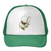 Pájaro cantante G inicial Gorras