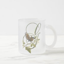 Pájaro cantante G inicial Taza De Café