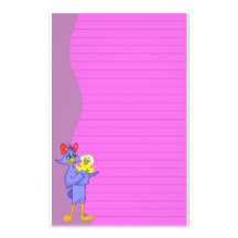 Pájaro de bebé y efectos de escritorio del pájaro   papeleria de diseño