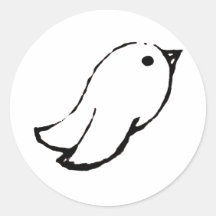 Pájaro de Emo Etiqueta