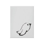 Pájaro de Emo Lona Envuelta Para Galerias