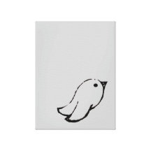 Pájaro de Emo Lona Envuelta Para Galerias