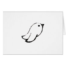 Pájaro de Emo Tarjetas