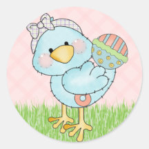 Pájaro de los azules cielos etiqueta