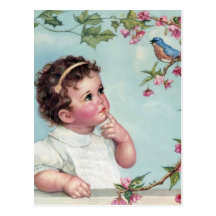 Pájaro de los azules cielos tarjeta postal