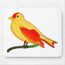 Pájaro de oro tapetes de ratones