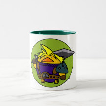 Pájaro de Poio FF Tazas De Café