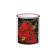 pájaro del amor tazas de café